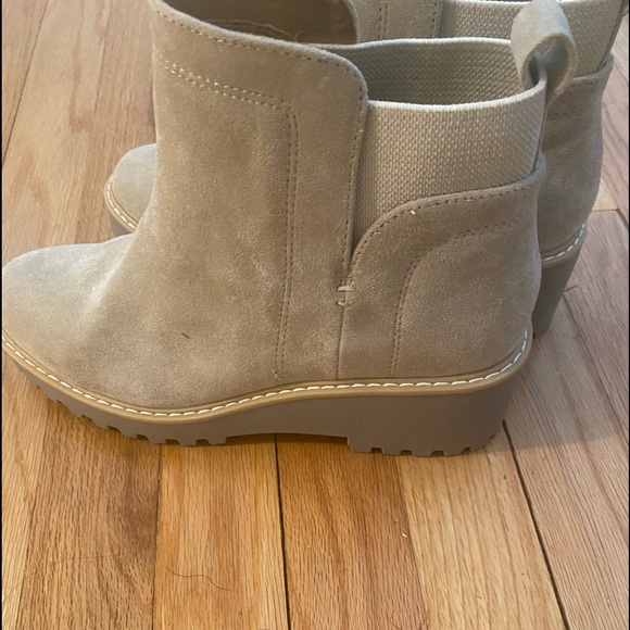 Dolce Vita | Shoes | Brand New Gray Haddie Wedge Chelsea Boots | Poshmark